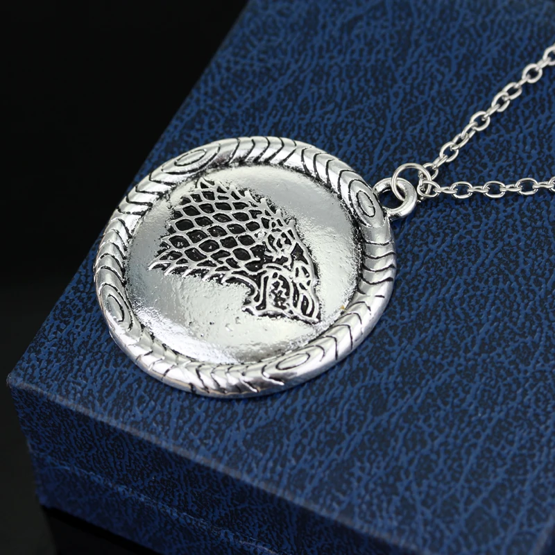 Dongsheng Волчья Голова монета Dog Tag кулон из фильма ожерелье ретро Стиль подвески и