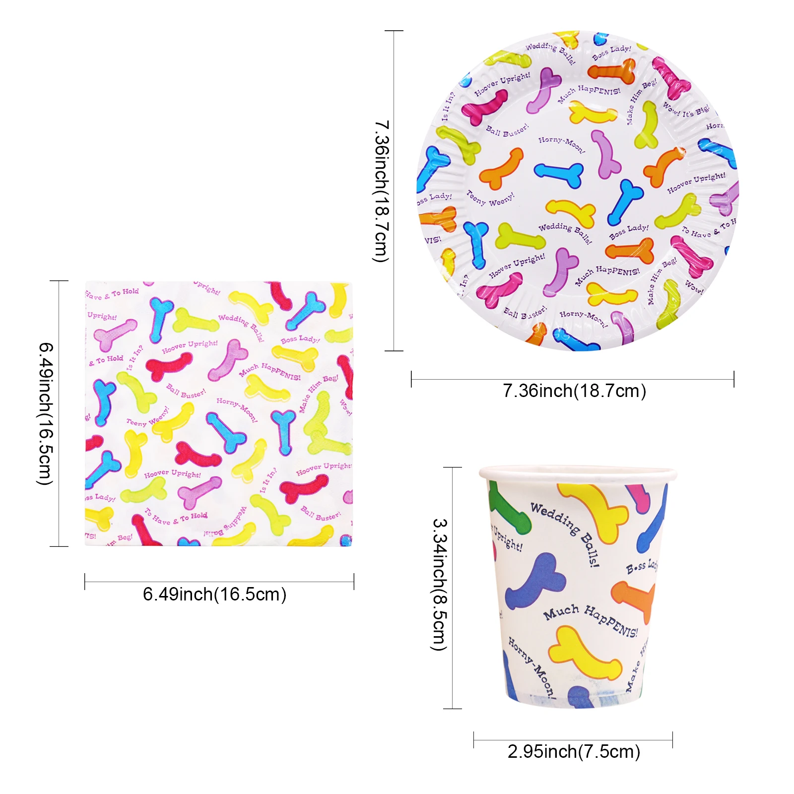 8 шт. девичник вечеринка пенис шаблон бумажная тарелка для взрослых ночной клуб