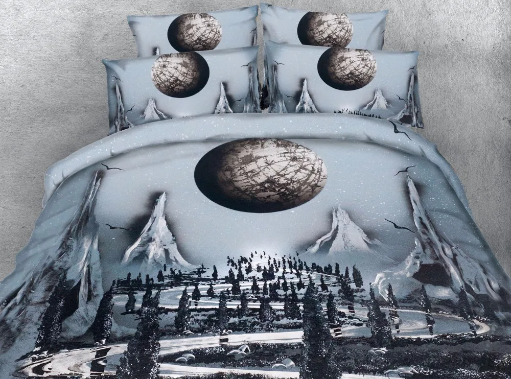 Постельное белье с 3D-принтом Комплект постельного белья для пар джентльменов