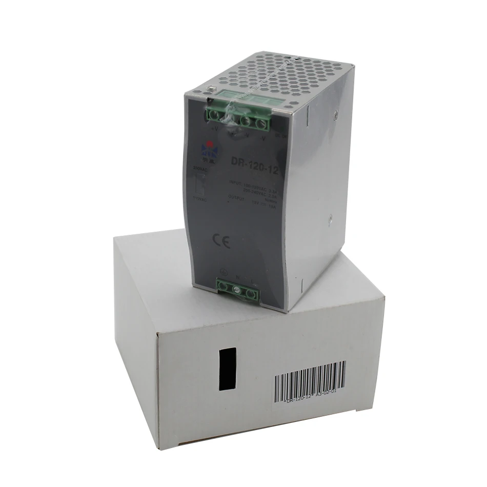 DR-120-24 120W 24VDC 5A Din Rail Switching power supply ac dc for led driver | Обустройство дома