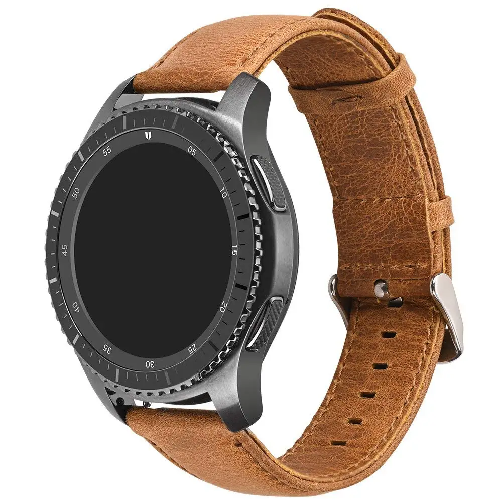 GXV Gear S3 ремешок для часов 22 мм винтажный браслет из натуральной кожи премиум