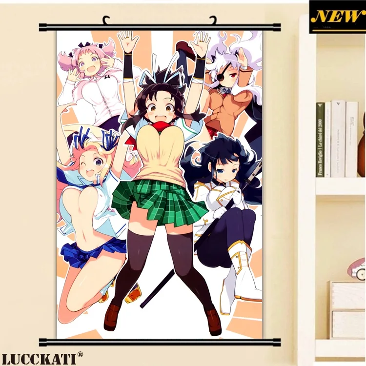 40X60 см Senran Kagura Burst Asuka Сексуальная набивка Мультфильм Аниме Обои с картинками
