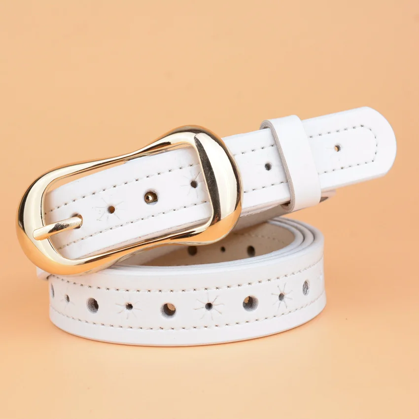 

Free Shipping New Fashion Women Cow Leather Belts Vintage Style Hig Quality Newest Luxury Female Strap luxury Female Strap