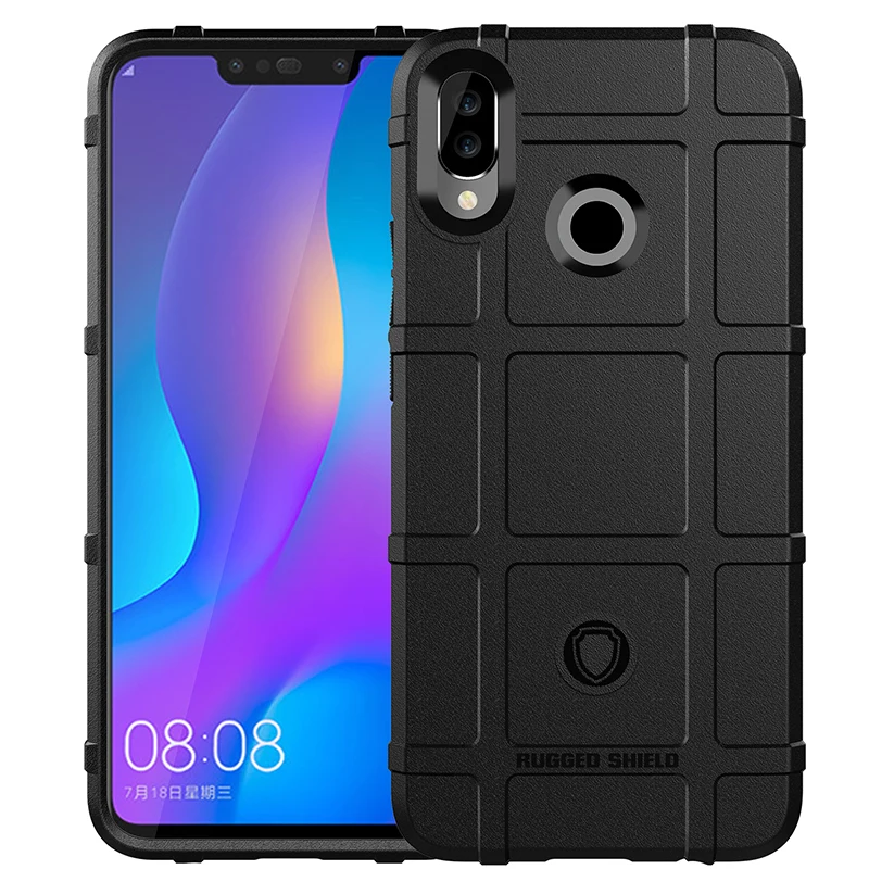 Противоударный мягкий силиконовый чехол для Huawei Nova 3i Защитный матовый