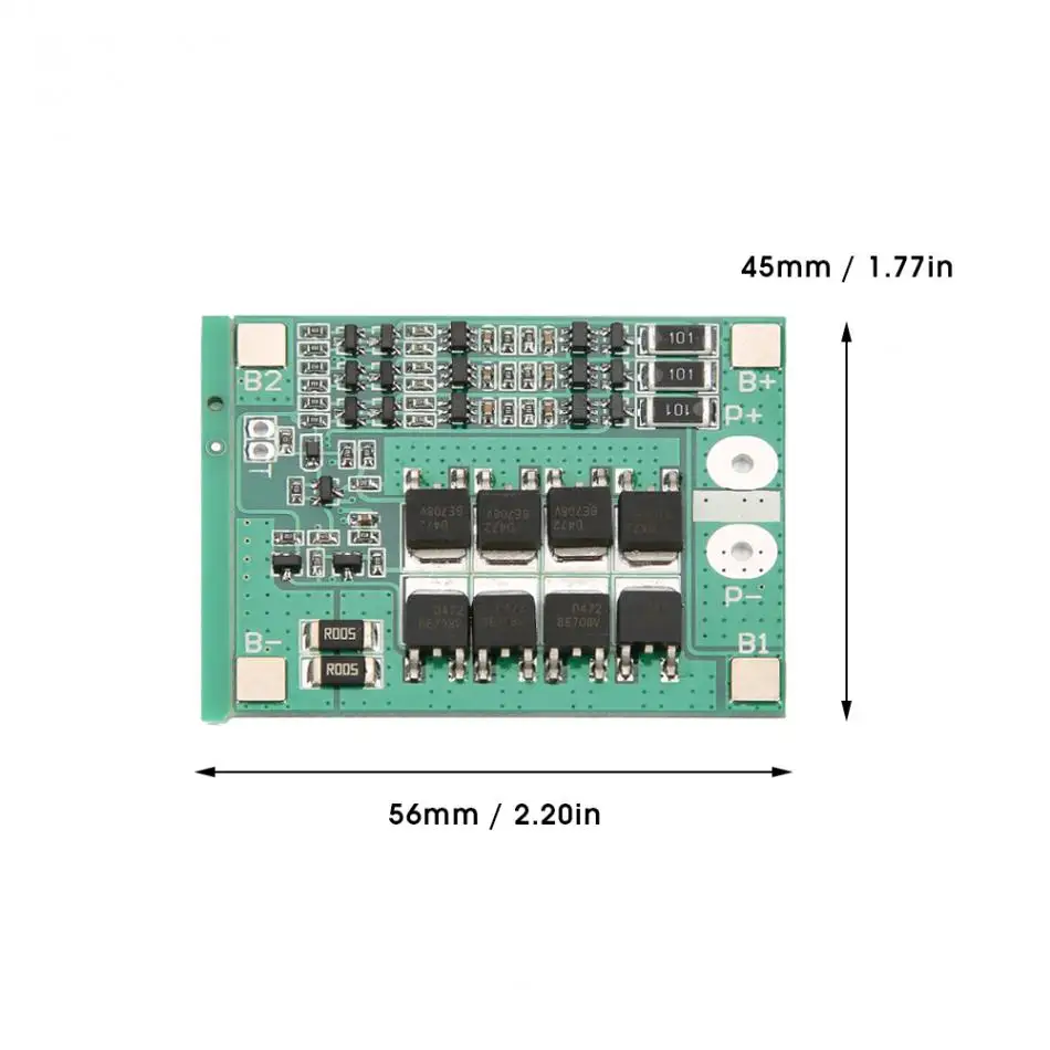 3 S 12 V 25A литиевая батарея плата защиты BMS с цепь балансировки модуль ячейки