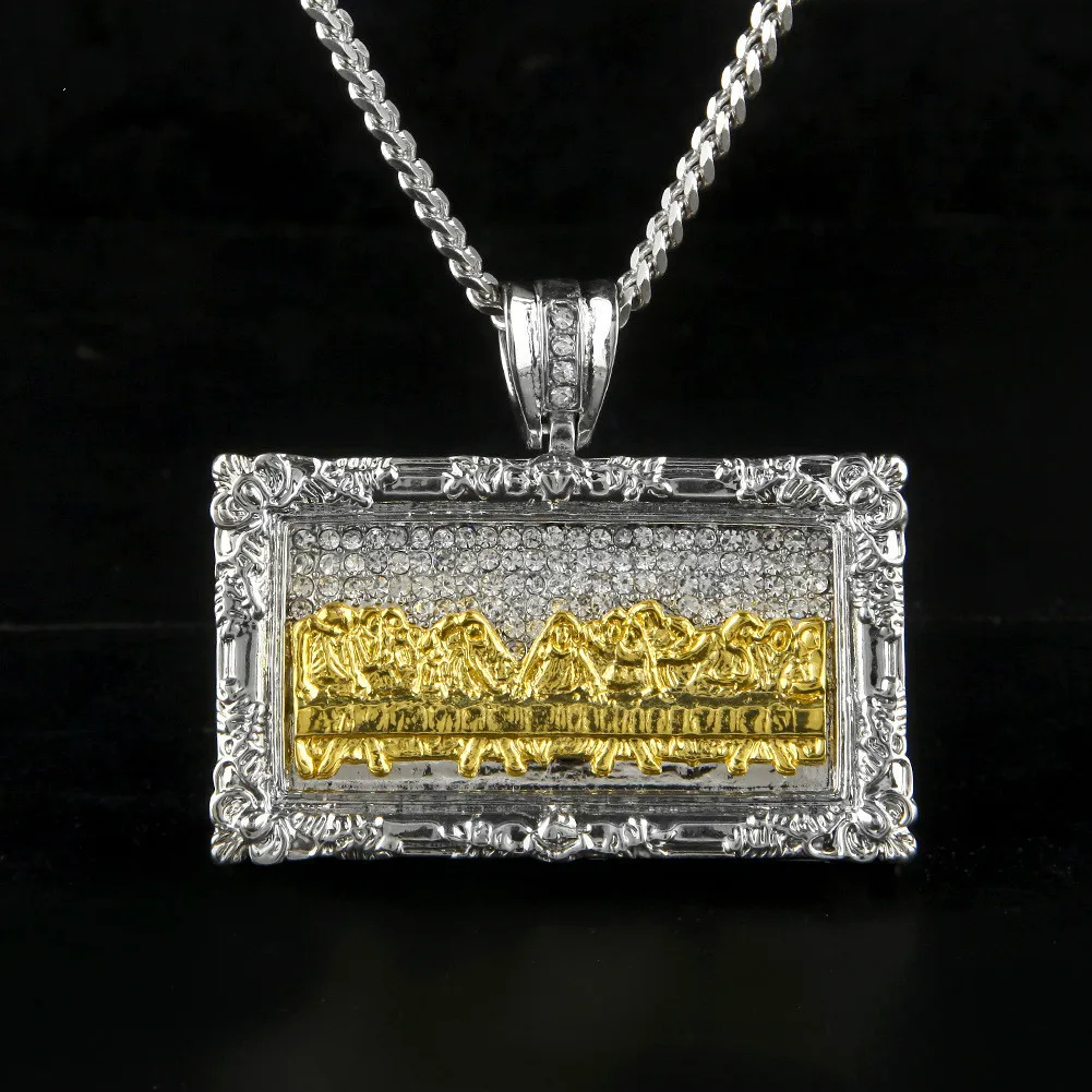 Iftec Популярные религиозные библейские ожерелья с подвеской кулоном ювелирные