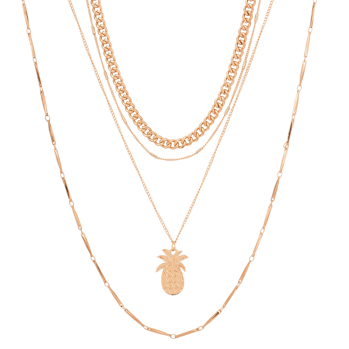 Новая мода многослойная ананас колье женщины девушка подарок ювелирных изделий
