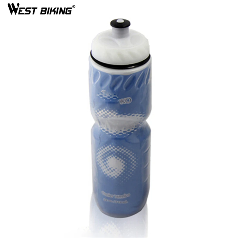 WEST BIKING пластиковая двойная изоляционная защита Спортивная бутылка для льда
