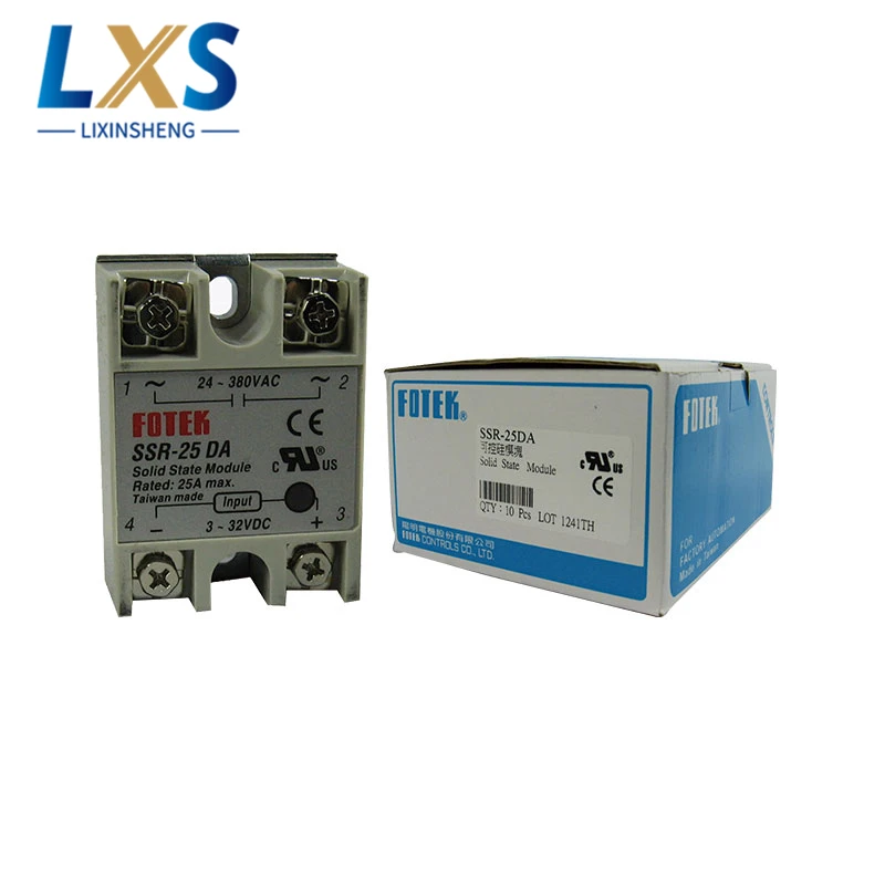 SSR-25DA твердотельное реле SSR реле 25A 24-380VAC 3-32VDC реле FOTEK