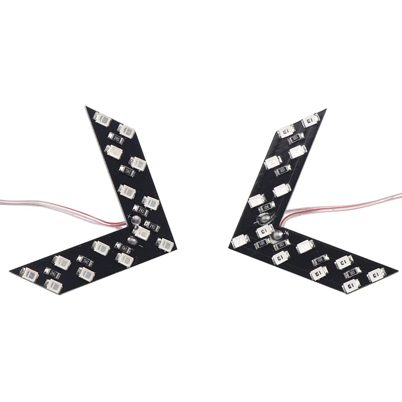 2 шт./партия 14 SMD светодиодный светильник со стрелкой для автомобиля, зеркало заднего вида, индикатор сигнала поворота, светодиодный светильник с зеркалом заднего вида для автомобиля