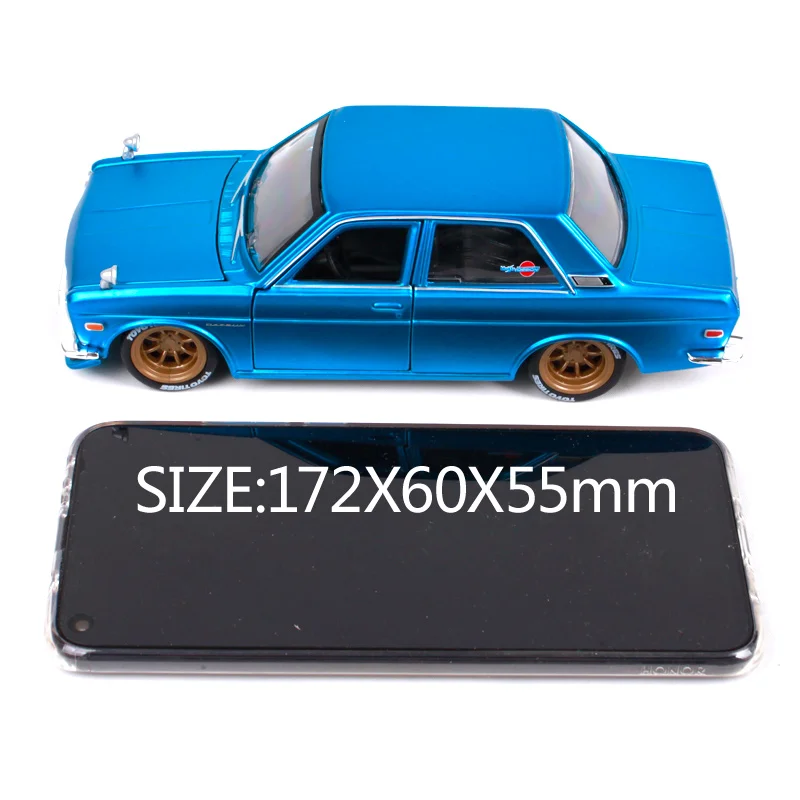 Maisto 1:24 модель автомобиля 510 DATSUN литье под давлением для Nissan открытое покрытие