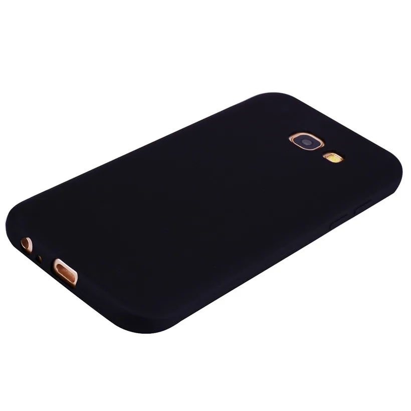 HEMASOLY Case For Samsung A3 A5 A7 2017 Plain Soft TPU A320F A520F A720F Silicone Cover Protective Back |