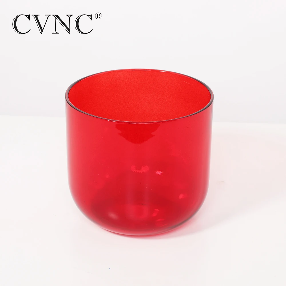 CVNC 7 ''красный цвет чистая чакра C настроенный корень кварца кристалл поющая