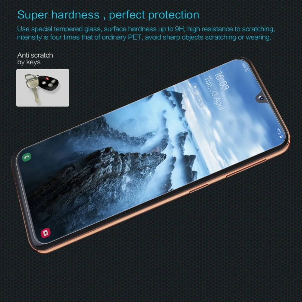 Original NILLKIN flat edge Tempered Glass For Samsung Galaxy A40 Amazing 9H 0.33mm Screen Protector film for Galaxy A40