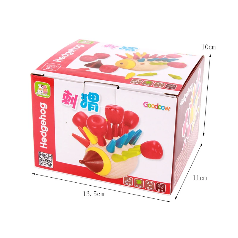 2019 Новое поступление Детский конструктор Ежик Магнитная игрушка модель