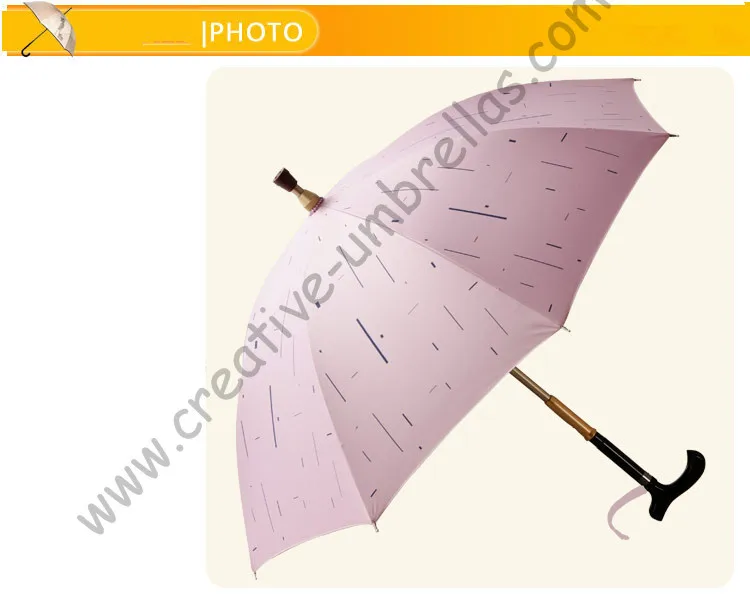 Костыль + алюминиевые зонты 8 ребер ткань эпонж с серебряным покрытием (2 раза) вал