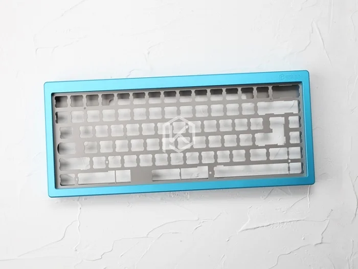 Анодированный алюминиевый чехол для eepw84 xd84 пользовательские клавиатуры акриловые панели диффузор может поддерживать Поворотный Кронштейн Поддержка - Цвет: XD84 Alu Blue X1