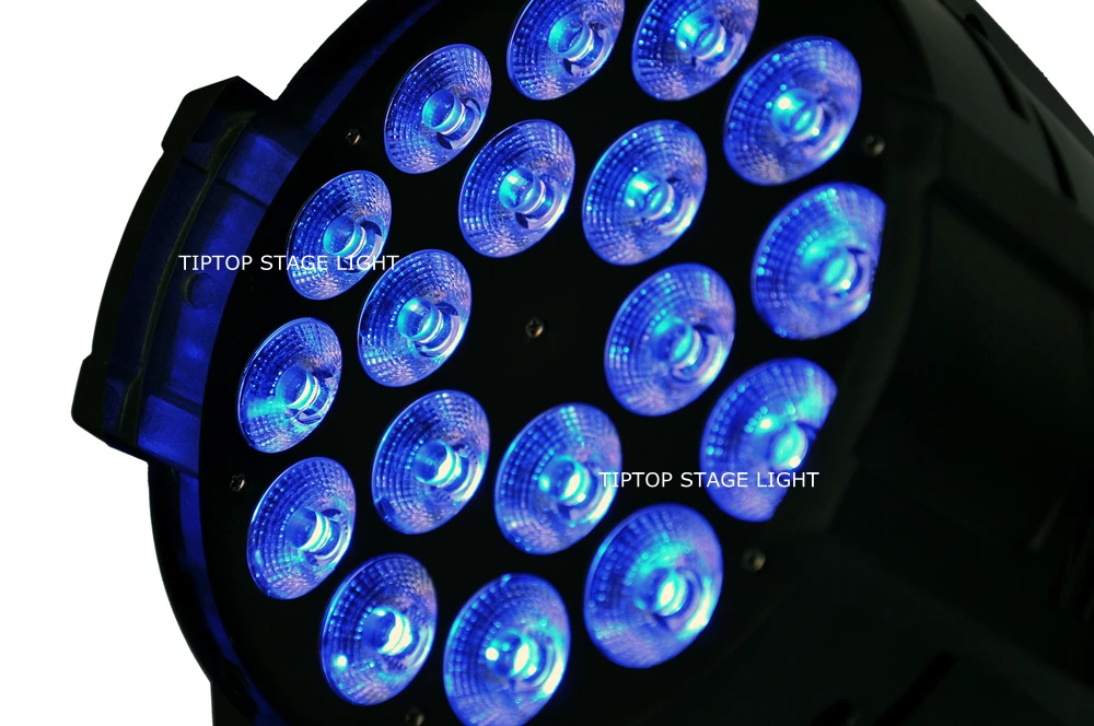 Оптовая продажа светодиодный сценический светильник 8XLOT алюминиевый Par 18x15W RGBWA 5 в