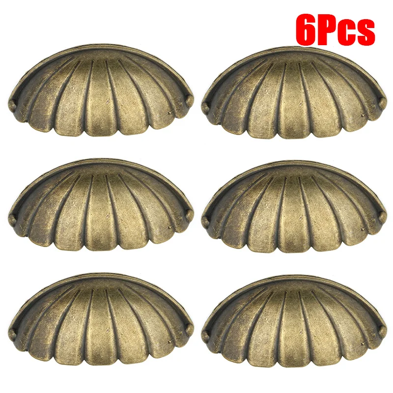 Винтажный выдвижной ящик ручка мебель полукруглый корпус украшение шкафа части