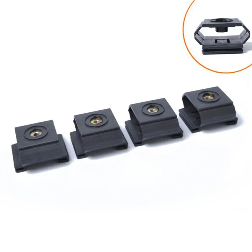 Четыре части автомобиля бамперная Скоба Передняя для Mercedes Benz W201|Клипсы и зажимы