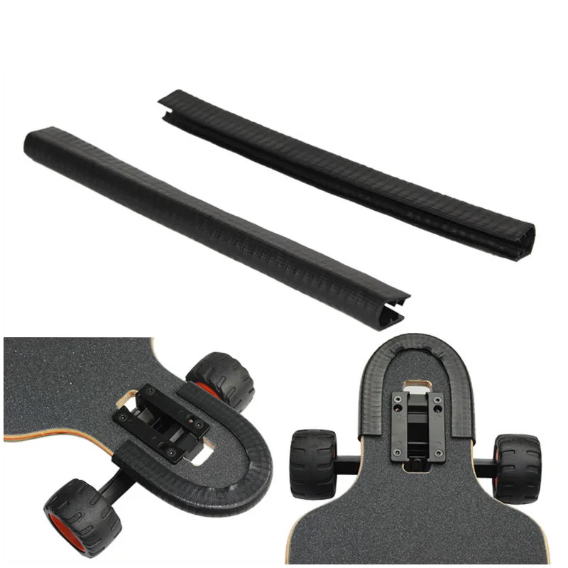 Бампер для электрического скейтборда полоса удара 4 колеса защитные бамперы