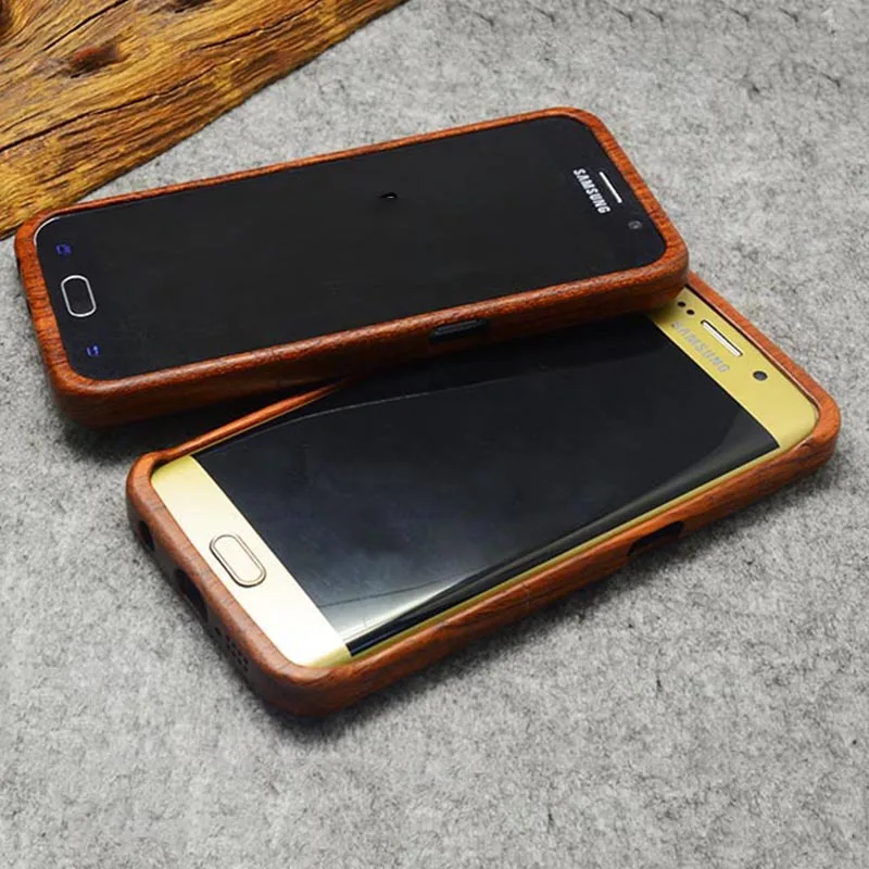 BROEYOUE чехол для Samsung Galaxy S8 S9 S5 S7 S6 Edge Plus Note 8 5 4 3 деревянный iPhone 7 6 6S X с резьбой |