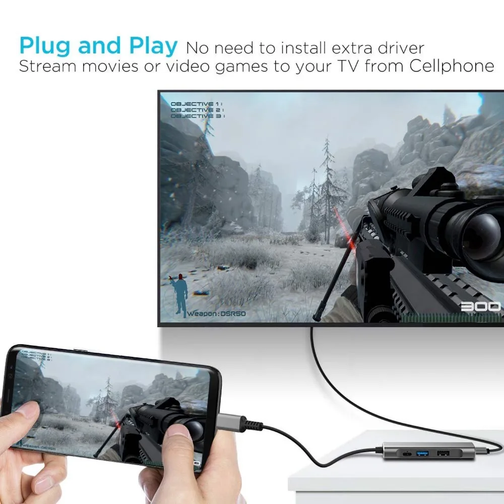 Док станция для ноутбука Macbook Pro/Air 2018 hp Dell huawei поверхности док samsung Dex Pad тип C HDMI