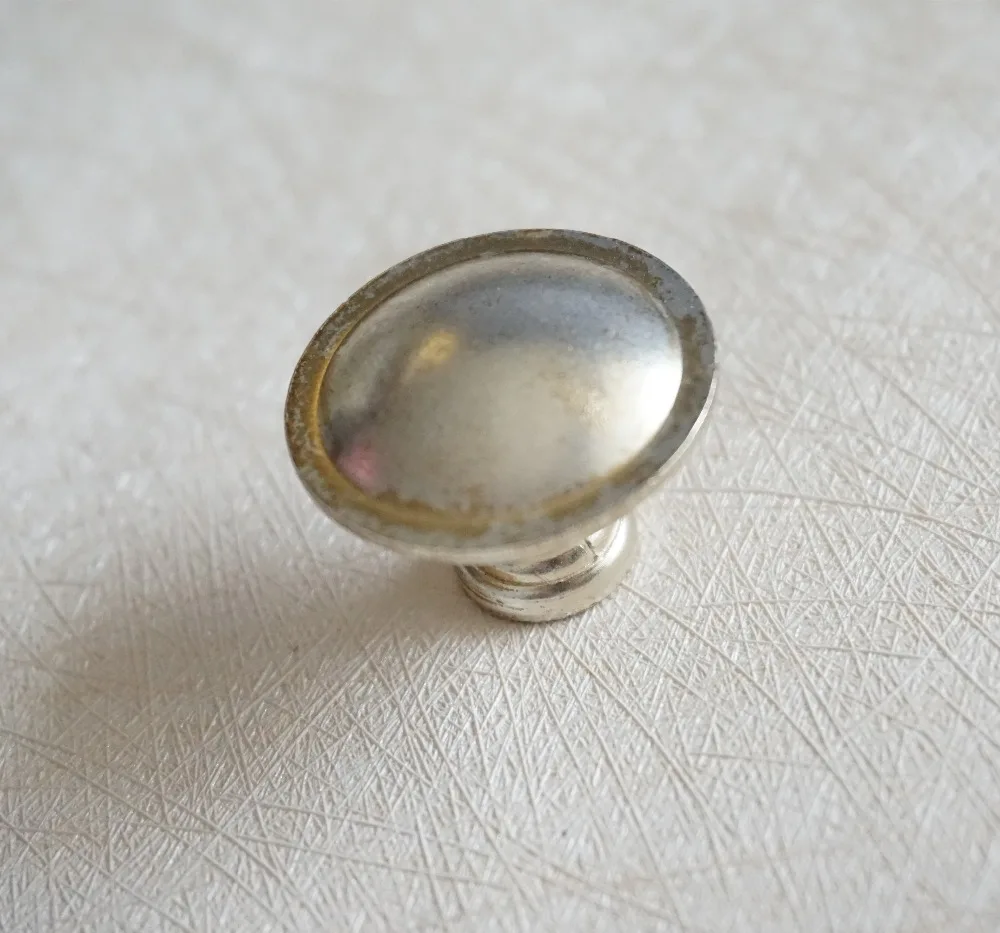 Потертый шик стол ручки Винтаж серебро шкаф рукоятки двери шкафа оборудования