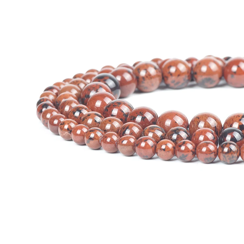 Натуральный Красный кунжут круглые нефритовые бусины свободные яшма