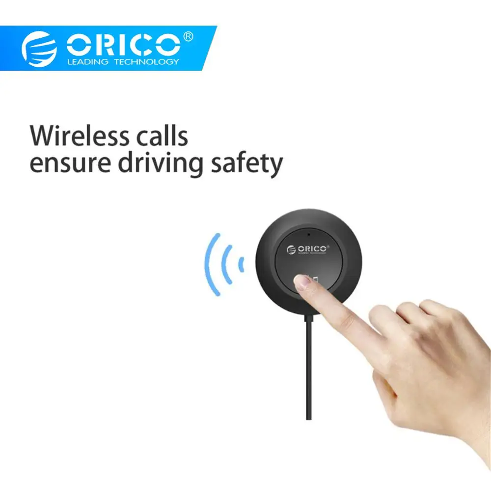 ORICO USB автомобильный Bluetooth 4 1 приемник Hands Free Kit 3 5 мм Aux музыка Громкая связь