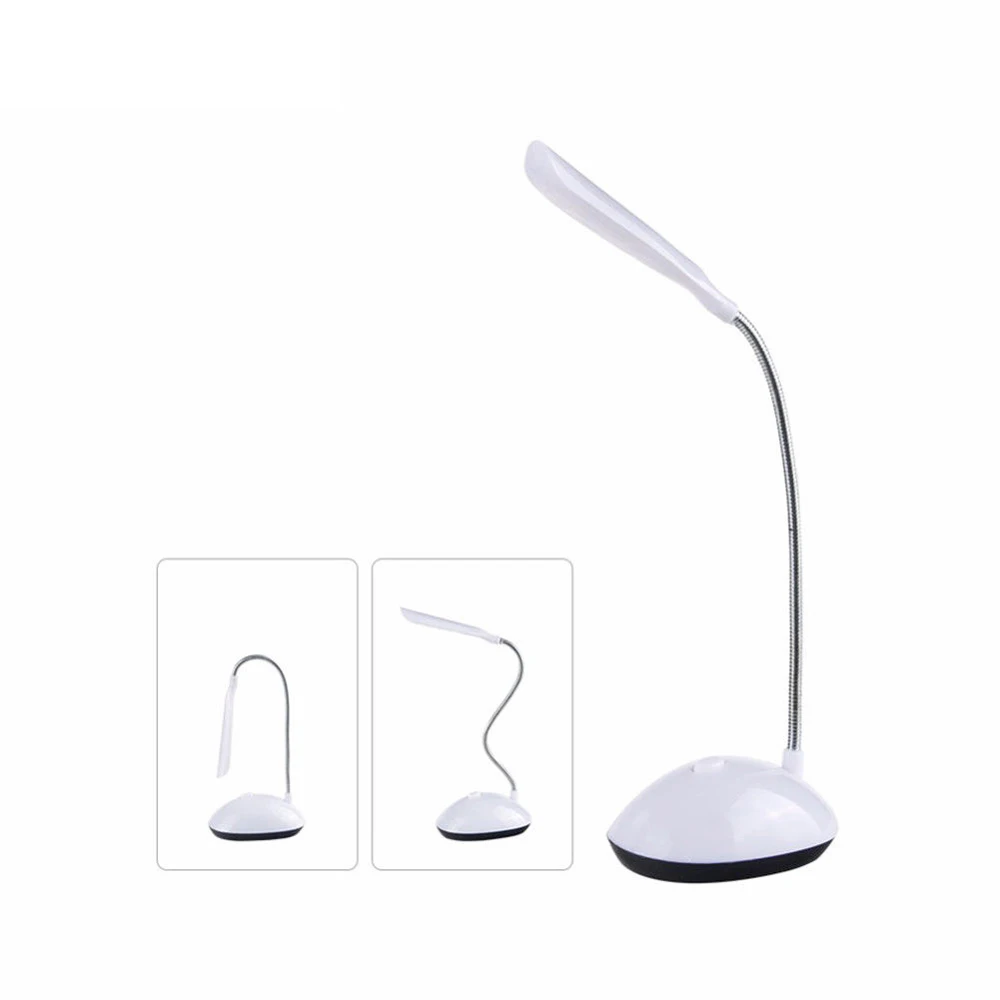 Mini 4 LED Reading Eye Protection Desk Lamp Power Flexible Battery Powered Led Foldable Table Light For Study | Лампы и освещение