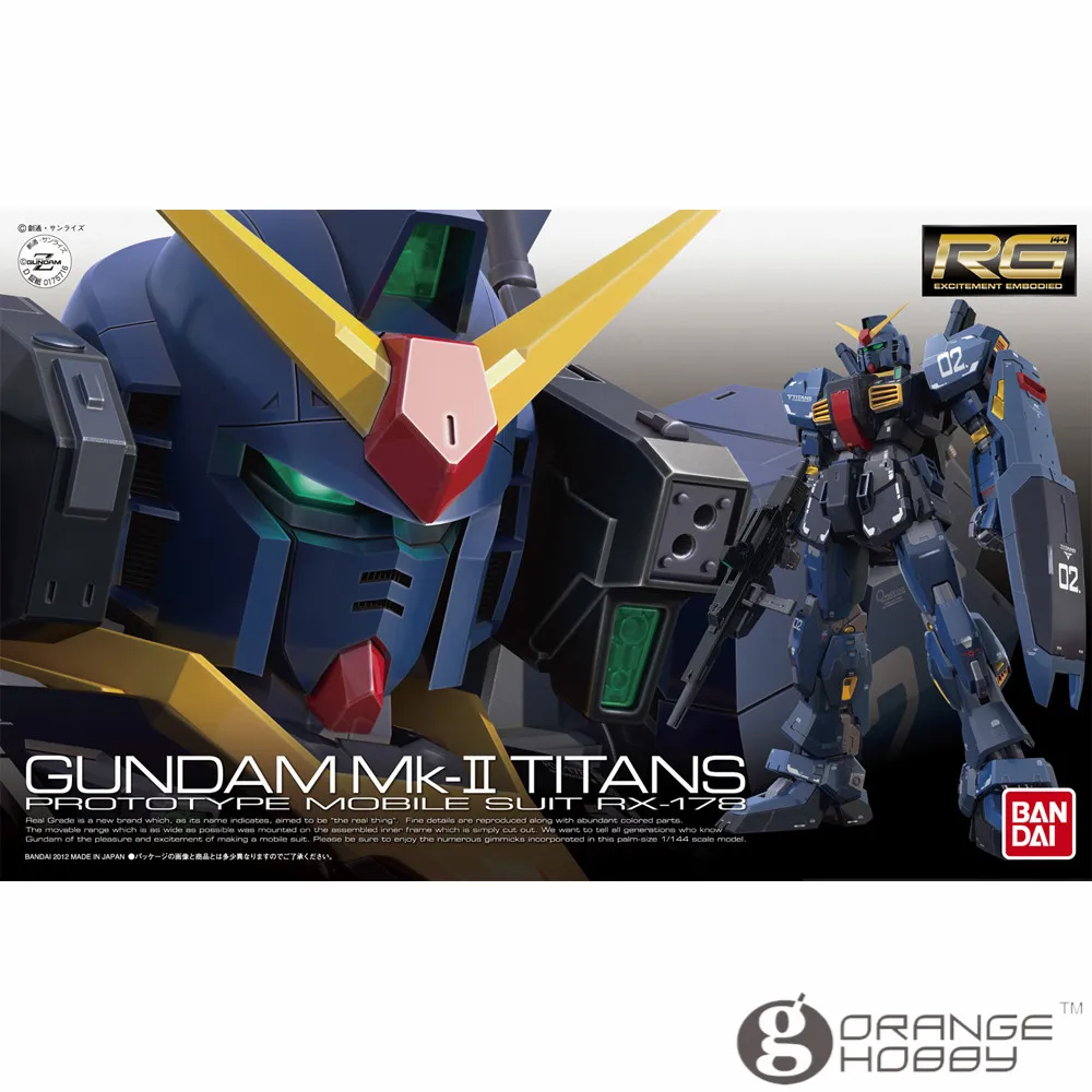 Фото OHS Bandai RG 07 1/144 мобильный комплект модели Gundam Mk-II Titans | Игрушки и хобби