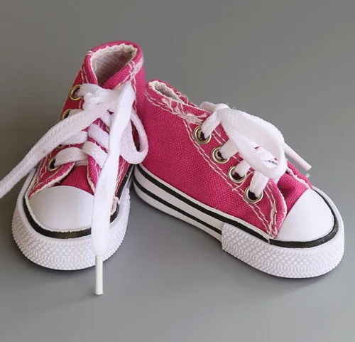 Одна пара разных цветов 7 5 см парусиновая обувь для куклы BJD модная мини-игрушка Bjd