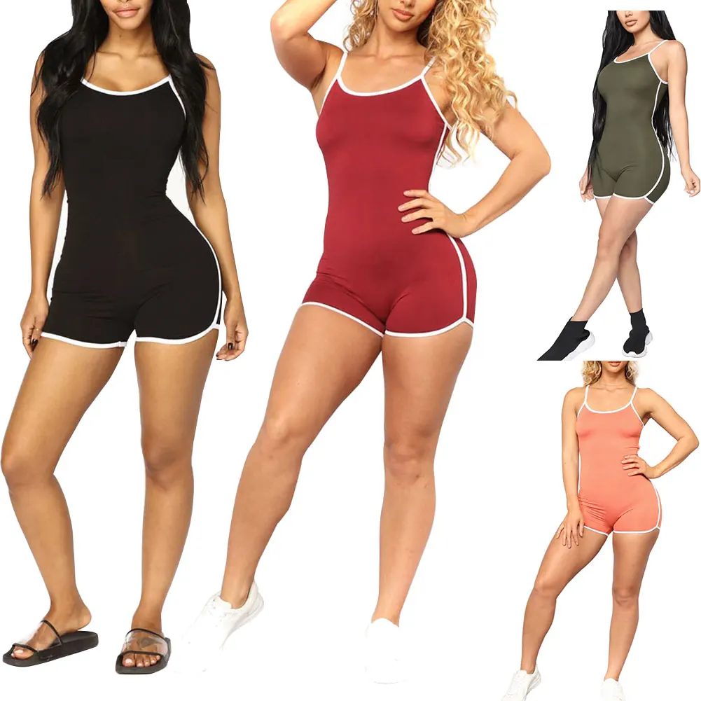 

Women V Neck Ribbed Long Sleeve Bodysuit Stretch Leotard Playsuit Jumpsuit FS99