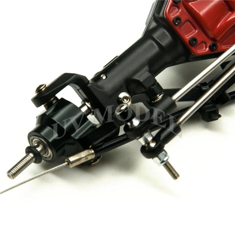 1:10 RC Car Parts Front Axle With Lock High Quality Alloy Red For Crawler AXIAL SCX10 CC01 F350 | Игрушки и хобби