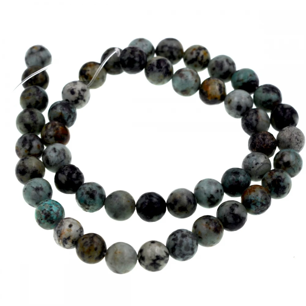 Натуральный камень 10 мм африканская бирюза круглые бусины|round beads|african turquoisenatural