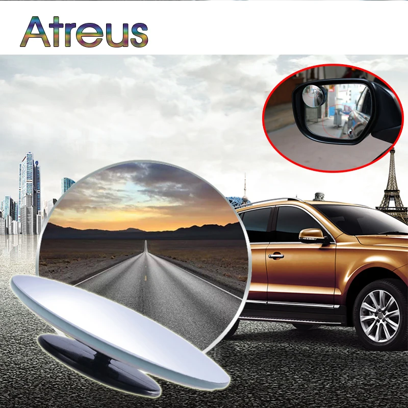

Atreus 2 шт. автомобильный Стайлинг Высокое разрешение регулируемое зеркало заднего вида 360 градусов широкоугольное зеркало для универсальных...
