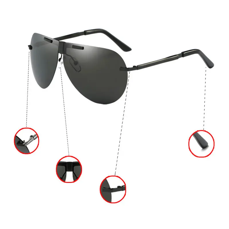 Солнечные очки Ban популярные мужские Складные Модные поляризационные