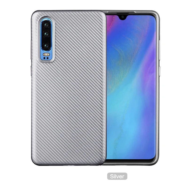 углеродные волокна узор силиконовый чехол на huawei P30 чехлы мягкий селиконовые