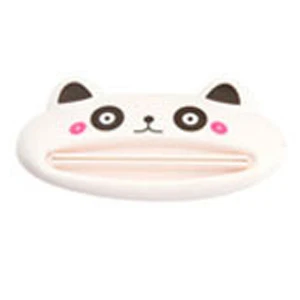 Panda Cartoon Bathroom Dispenser Toothpaste 1pc/lot Lovely Animal Tube Squeezer Easy Squeeze Paste Dispenser Roll Holder 8.8*4cm - Color: Panda