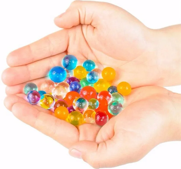 3000 шт. водяной пистолет красочные мягкие Кристальные пули биты пейнтбол игрушка