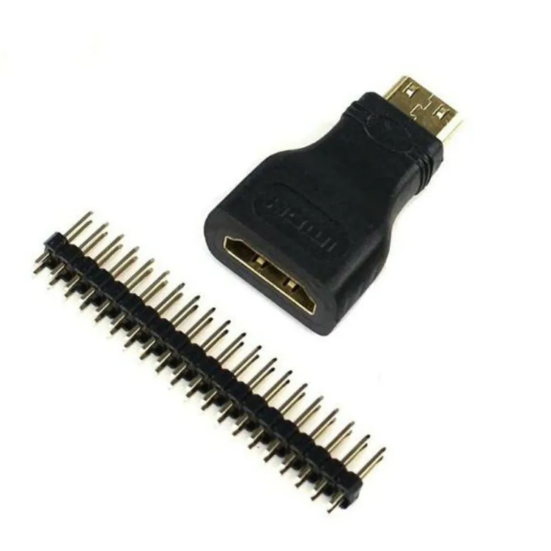 3-в-1 Raspberry Pi Kit Аксессуары Zero Mini HDMI-HDMI адаптер + кабель OTG 20-контактный разъем GPIO для W