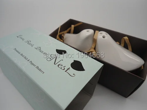 14 шт./лот свадебный подарок керамический фарфор любовь птица соль и перец шейкеры