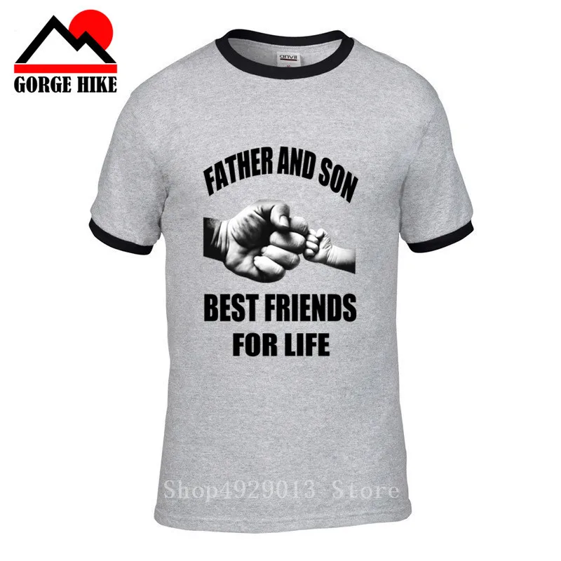 Футболка мужская хлопковая с надписью Best Friends for Life|Мужские футболки| |