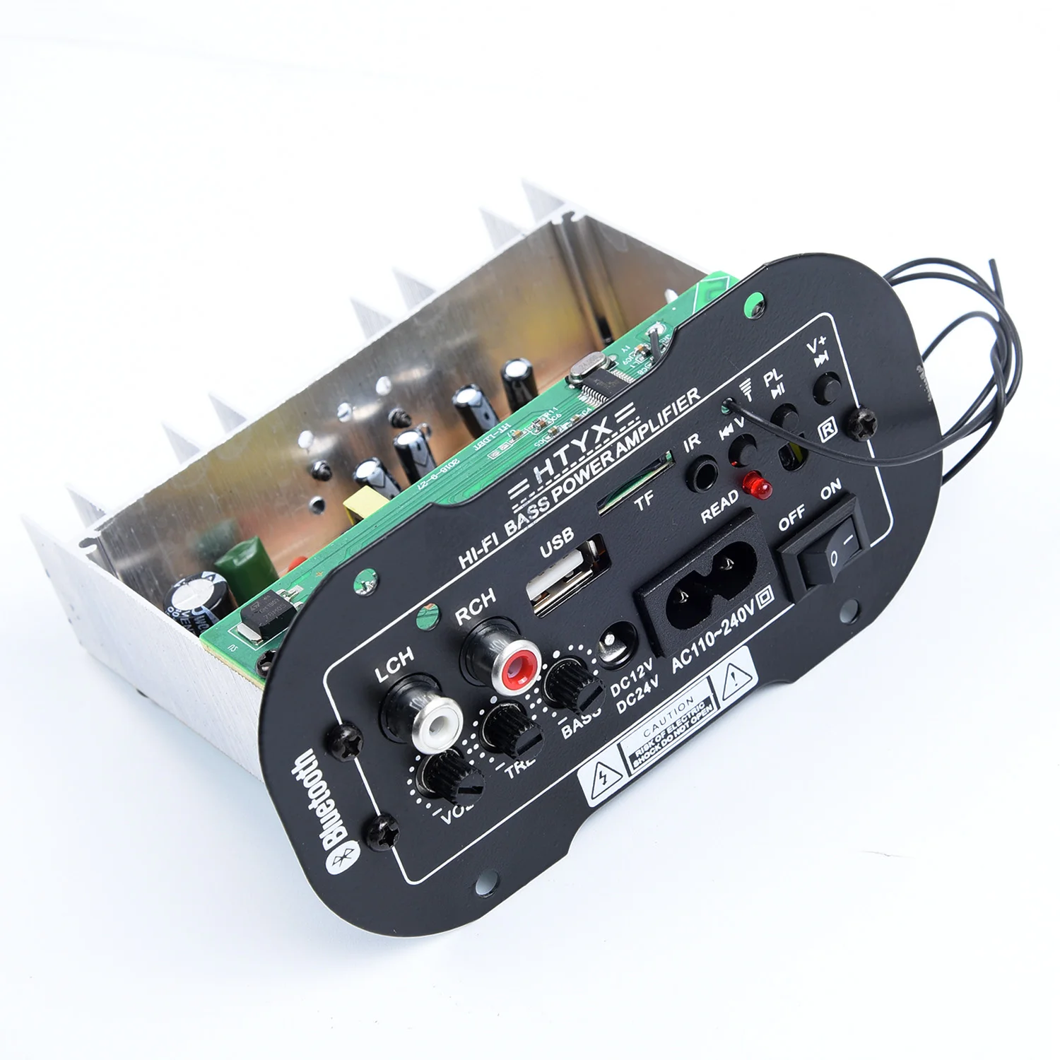 220 В 50 Вт Bluetooth HiFi бас аудио усилитель динамик USB TF MP3 FM сабвуфер динамик усилитель доска автомобильный аксессуар