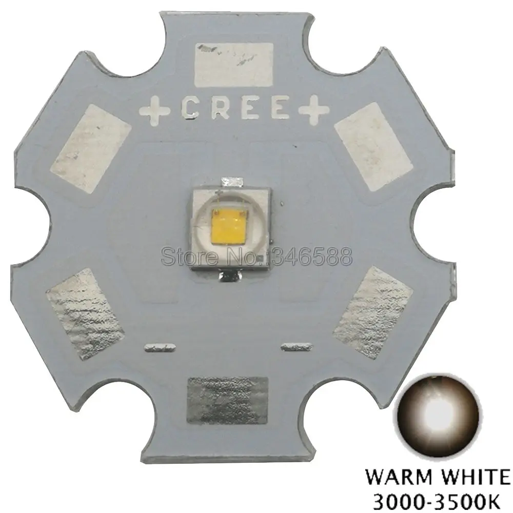 Warm White 10x Cree XPE2 XP-E2 3 Вт высокой мощности Мощность светодиодный излучатель нейтральный белый/холодный белый/теплый белый, красный, зеленый, голубой цвет с 8/12/14/16/20 мм PCB - Испускаемый цвет: Warm White