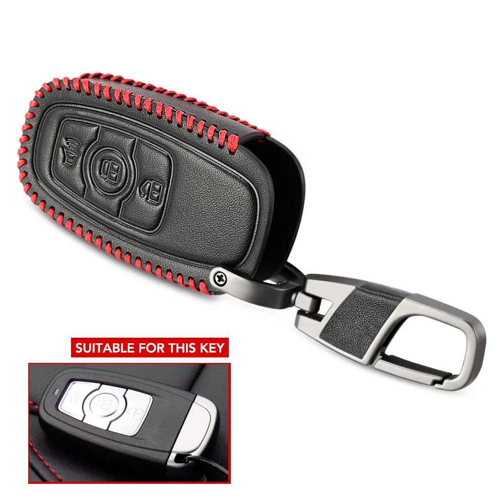 Классический дизайн чехол для автомобильного ключа из натуральной кожи Great Wall Haval