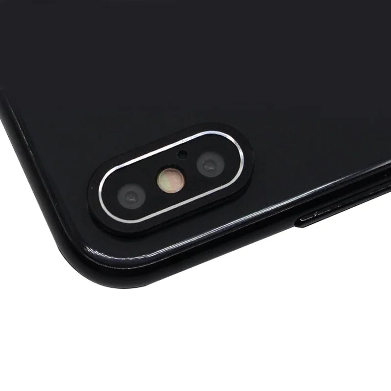 Для iPhone X защита объектива камеры кольцо покрытие алюминий для 7 8 6 6S Plus XR XS Max чехол