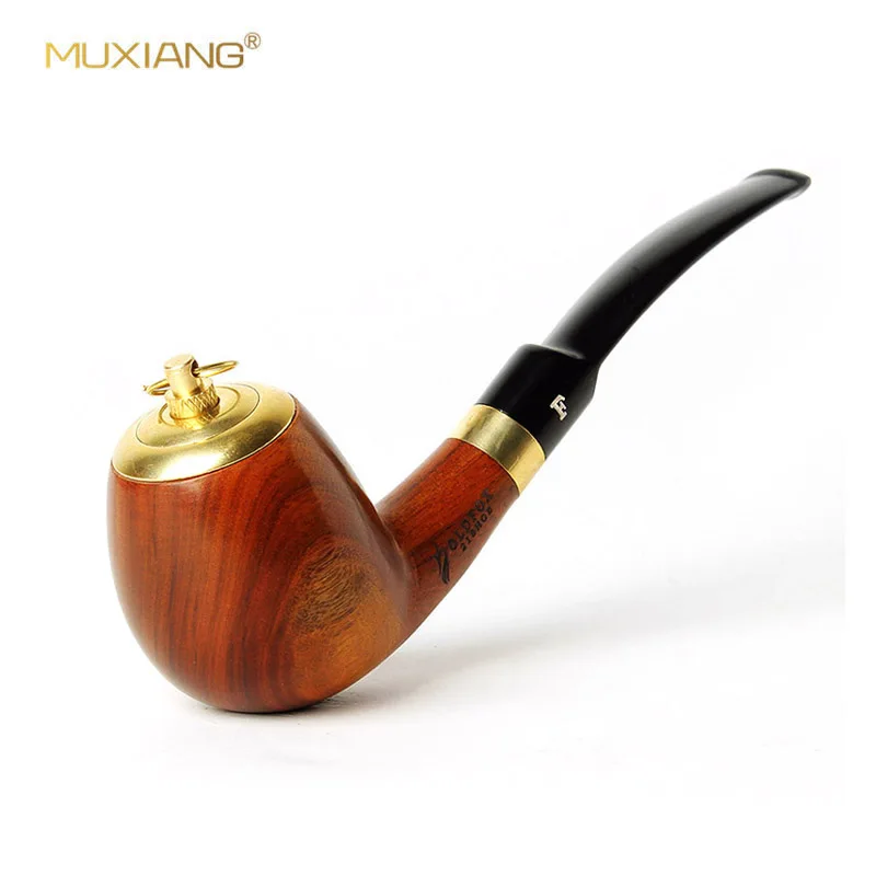 MUXIANG 1 комплект двойная цель портативная деревянная трубка табак для курения 9 мм