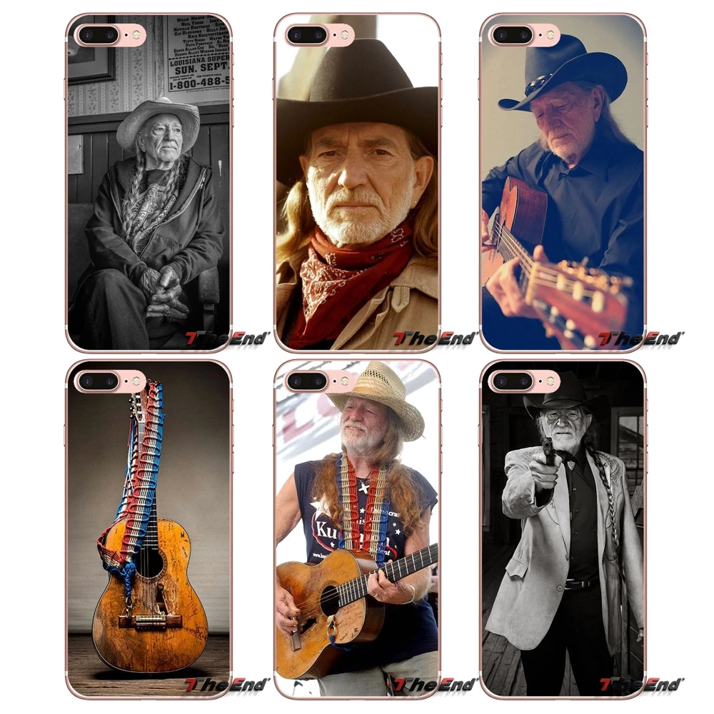 For Samsung Galaxy S3 S4 S5 MINI S6 S7 edge S8 Plus Note 2 3 4 5 Grand Core Prime Willie Nelson American country music Case | Мобильные
